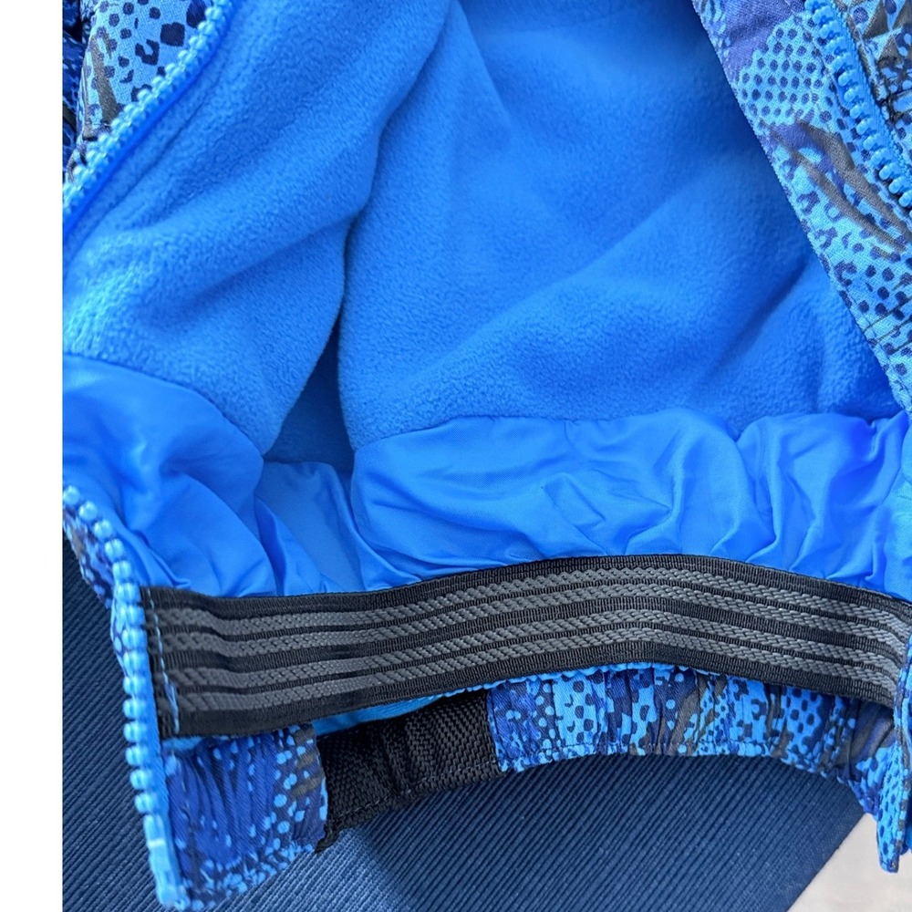 REI Toddler 2T Blue Geometric Print Fleece Lined Durable Ski Snowsuit Bunting - Picture 11 of 16